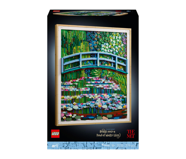 LEGO ART 31220 Claude Monet — Most nad stawem z liliami wodnymi - 1517895 - zdjęcie